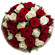 букет из красных и белых роз. Саратов