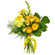 Желтый букет из роз и хризантем. Саратов